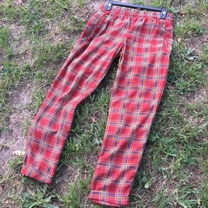 Women’s Plaid Pants, Sz M, By: Potter’s Pot